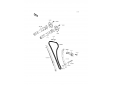 Patin Cadena Distribucion Delantero Kawasaki ER-6F 650 2012 - 2015