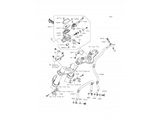 Latiguillo freno delantero Kawasaki ER-6F 650 2012 - 2015