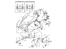 Bandeja superior derecha Yamaha fzr 1000 1990-1991