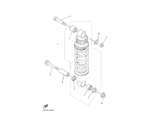Amortiguador Yamaha FZ6 N 600 2004 - 2006