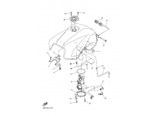 depósito gasolina Yamaha FZ6 N 600 2004 - 2006