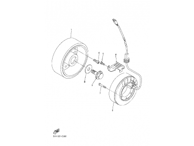 Bobina encendido Yamaha FZ6 N 600 2004 - 2006