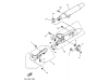 Colector cilindro trasero Yamaha Drag Star 650 1997 - 2001