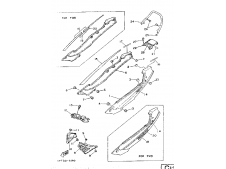 Asidero colín Yamaha RD350 LCF Brasileña 1986 - 1990