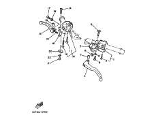 Piña luces izquierda Yamaha RD350 LCF Brasileña 1986 - 1990