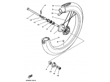 REENVIO CUENTA KILOMETROS Yamaha xt 350 1989-1995