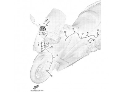 Sensor ABS Trasero Yamaha TMAX 530 ABS 2017 - 2018
