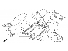 Tapa colin Honda vfr 750 1990 - 1993