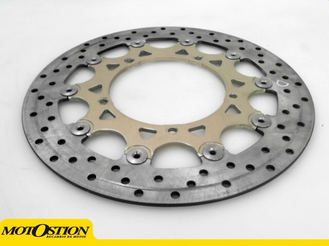 Disco freno delantero dorado YAMAHA R1 1000 2004-2006  despiece de moto