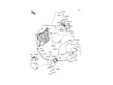 TERMOSTATO Kawasaki GTR 1400 ABS 2007 - 2014