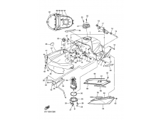 Cubre deposito carbono lacomoto LACOMOTO R1 1000 cc 2004 - 2006