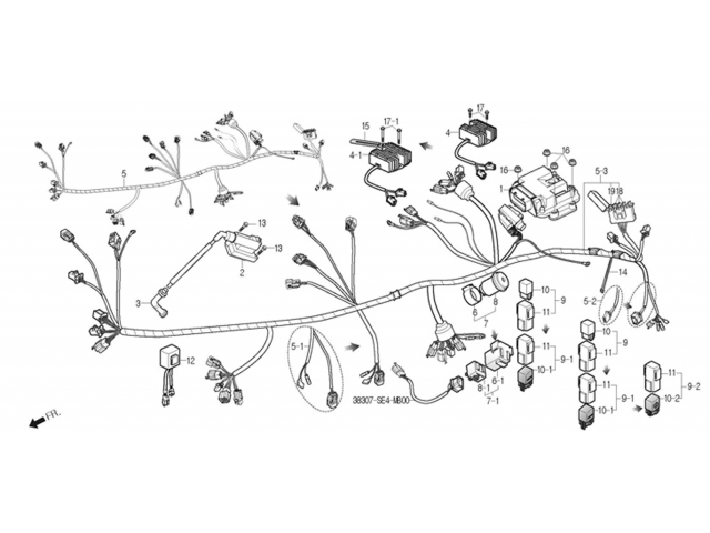 Bobina alta Daelim Roadwin 125R VJF 2007 - 2016
