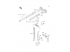 Patin cadena distribucion Kawasaki z750s 2004 - 2007