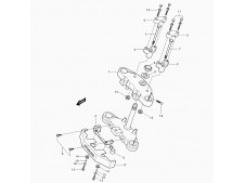 Torretas manillar Hyosung gv 125 aquila 2003 - 2010