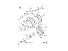 Embrague completo del motor Kawasaki z750s 2004 - 2007