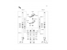 Basculante KAWASAKI Z 750 2007-2009 Recambio Ocasion