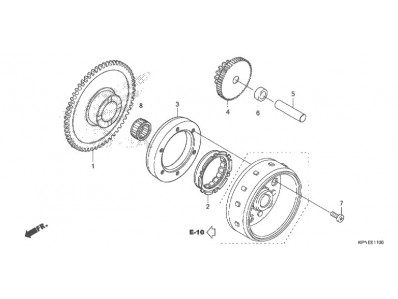 Bendix de arranque Honda CB 125 F 2017 - 2020