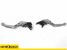 Pareja manetas abatibles y regulables negras