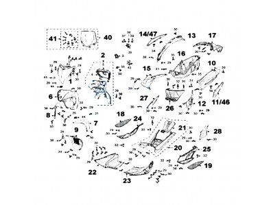 Cupula Peugeot Geopolis 250 2006 - 2013