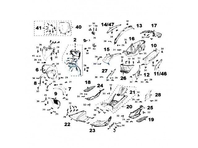 Cupula Peugeot Geopolis 250 2006 - 2013