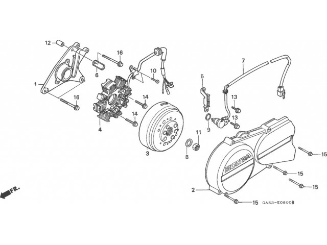 Bobina encendido Honda ns1 80 1992-2000
