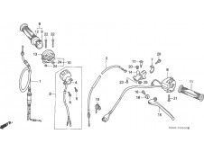 Piña luces izquierda Honda ns1 80 1992-2000