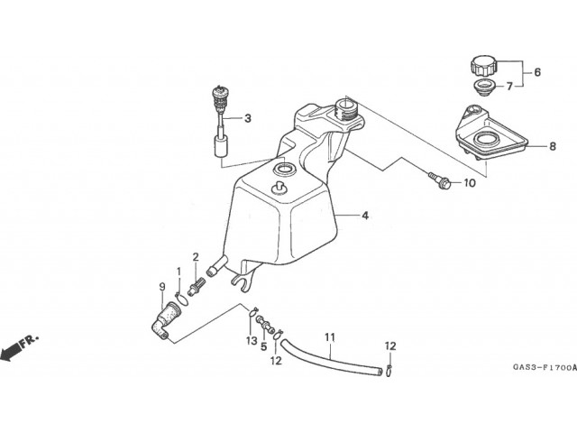 Deposito aceite Honda ns1 80 1992-2000