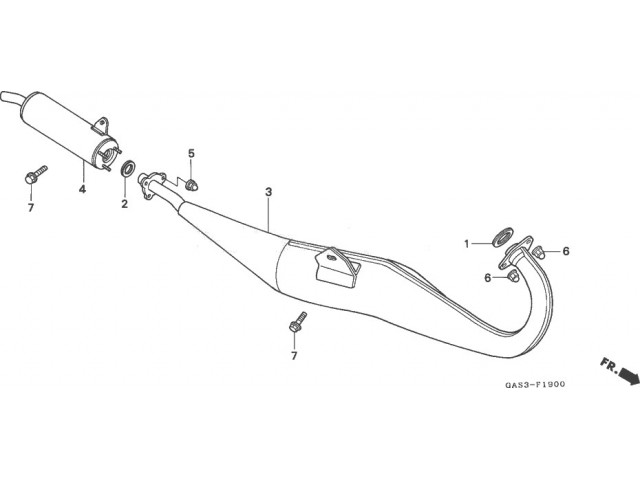 Escape Honda ns1 80 1992-2000