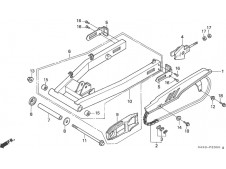 Cubre cadenas Honda ns1 80 1992-2000