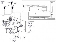 depósito gasolina Sym hd 125 evo 2010 - 2014