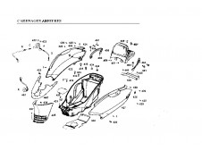 Union colin azul Kymco grand dink 250 2005-2009