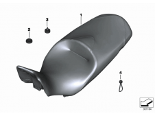 Asiento piloto conford plus Bmw F650 GS 2008 - 2012