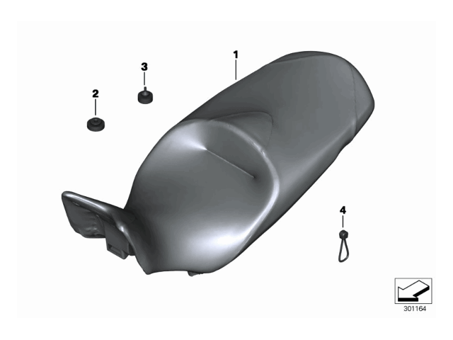 Asiento piloto conford plus Bmw F650 GS 2008 - 2012