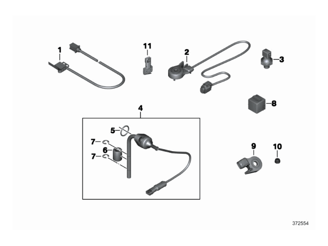 Interruptor freno trasero Bmw F650 GS 2008 - 2012
