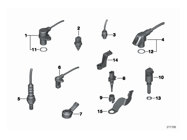 Sensor temperatura aire Bmw F650 GS 2008 - 2012
