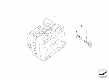 Maleta izquierda Bmw F650 GS 2008 - 2012