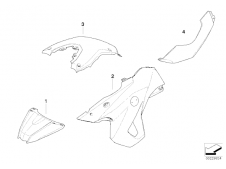Cubre depósito central Bmw F650 GS 2008 - 2012