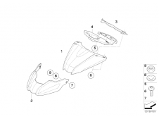 Embellecedor tija inferior Bmw F650 GS 2008 - 2012
