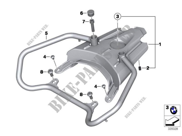 Union colin Bmw F650 GS 2008 - 2012