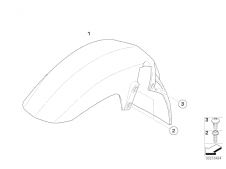 Aleta guardabarros delantero Bmw F650 GS 2008 - 2012