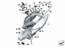 Deposito gasolina Bmw F650 GS 2008 - 2012