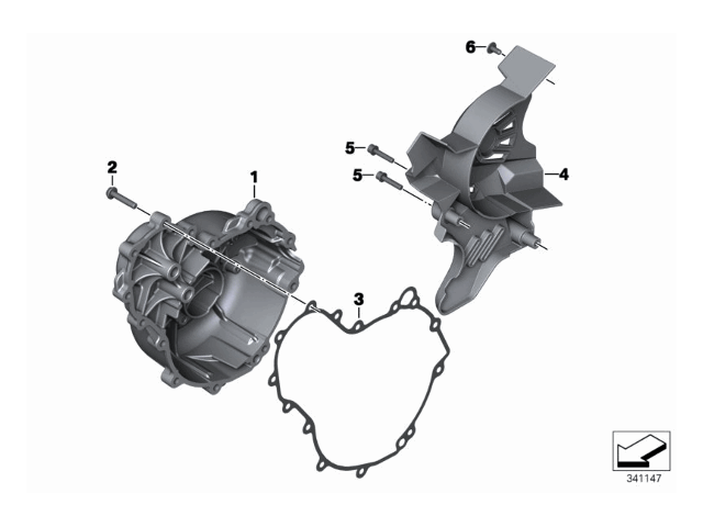 Tapa encendido de motor Bmw F650 GS 2008 - 2012
