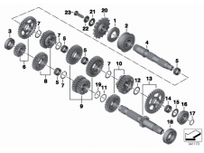 Eje secundario del cambio Bmw F650 GS 2008 - 2012