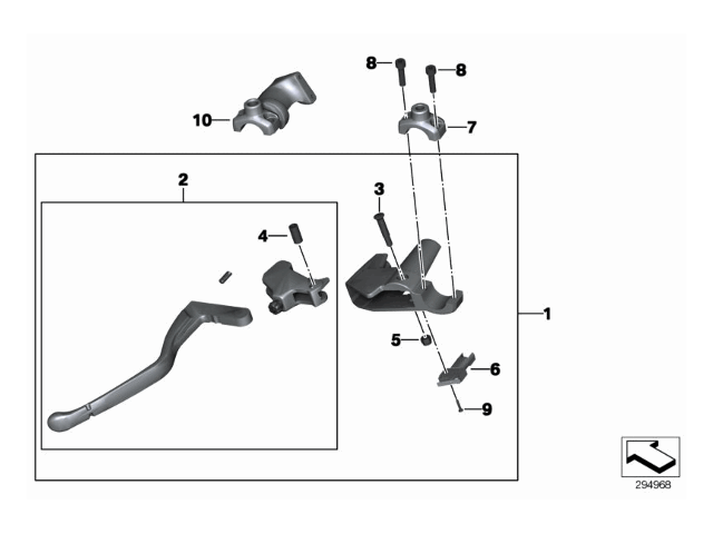 Maneta embrague Bmw F650 GS 2008 - 2012