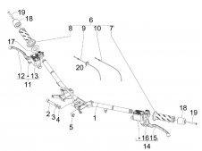 CONTRAPESO Piaggio Beverly 400 ie Tourer 2008 - 2009