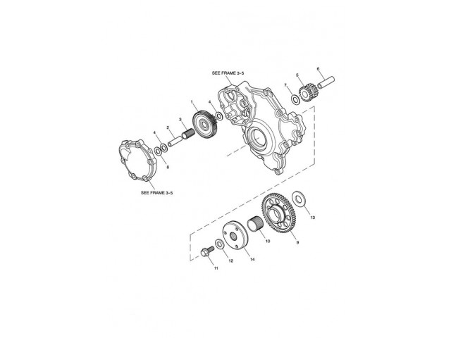 Piñon doble motor arranque Triumph Speed Triple 1050 2006 - 2010