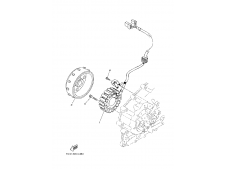 Volante magnetico Yamaha tmax 500 2005 - 2005