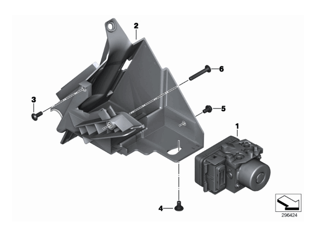 Caja modulo abs Bmw f800 gs 800 cc 2008 - 2015