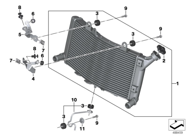 Tapon radiador Bmw F 900 R 2018 - 2021
