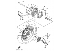 Eje rueda trasera Yamaha virago 1100 1985-1995